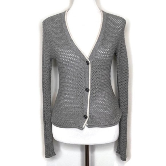 James Perse Open Knit Cardigan - Picture 1 of 7